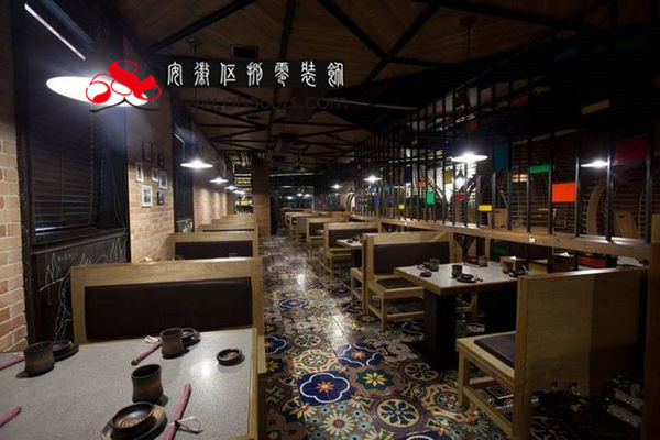 小型烤鱼店装修效果图