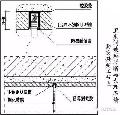 卫生间隔断施工工艺