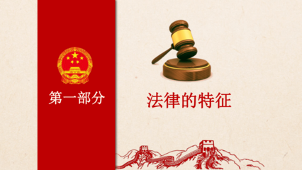 法律的特点