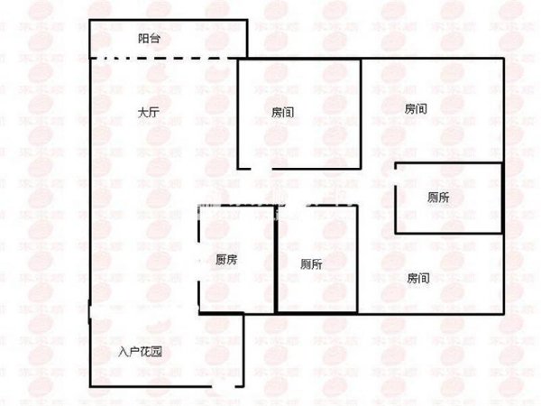厨房旁边入户花园想改房间