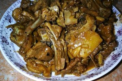 焖鹅的制作方法