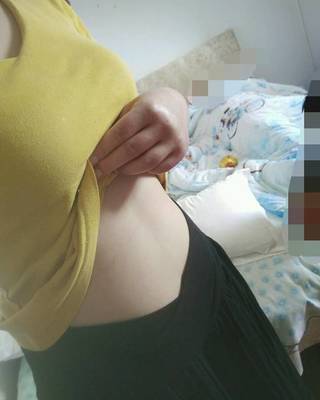 怀孕四个半月肚子多大