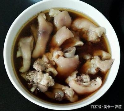 糟卤猪蹄的制作方法
