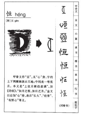 恒字五行属什么