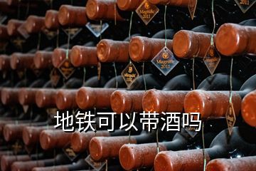 北京地铁上能带酒吗