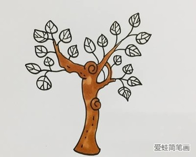 桑树怎么画简笔画