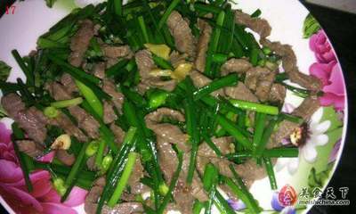 韭菜牛肉做法大全家常