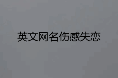 繁华开头的网名