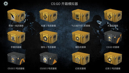 打开CSGO的包装有哪些类型的盒子?) 