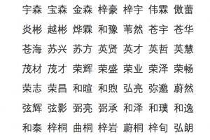 梓豪名字寓意解释