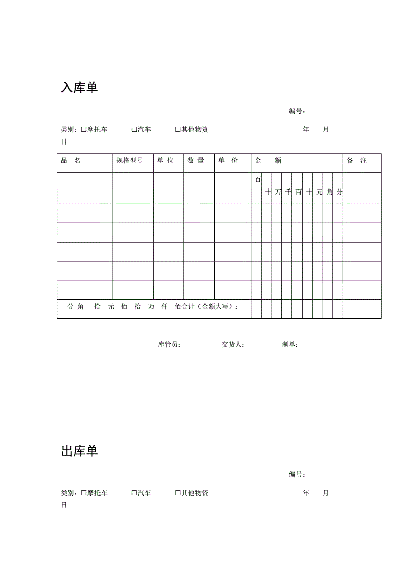 公文所有题型汇总表格模板