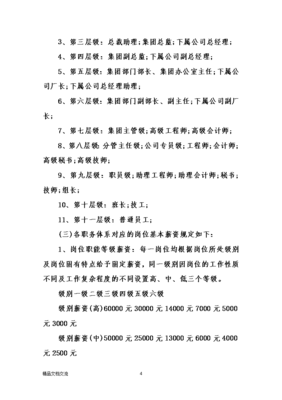 企业薪酬管理制度范本