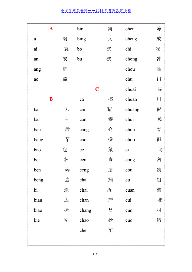 一年级学拼音吗