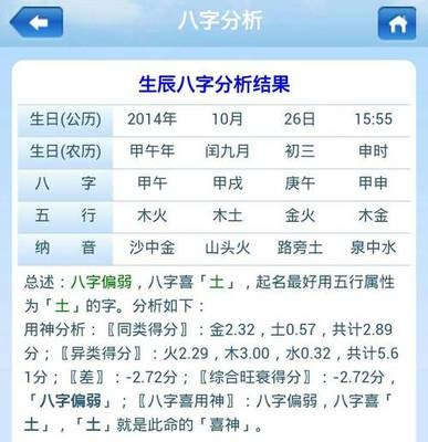 生辰八字查命运