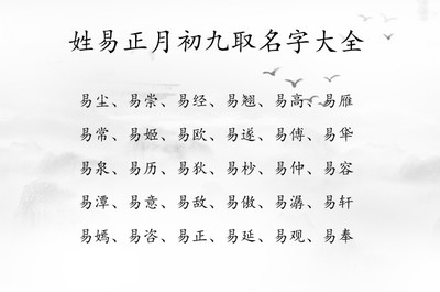 易姓起名