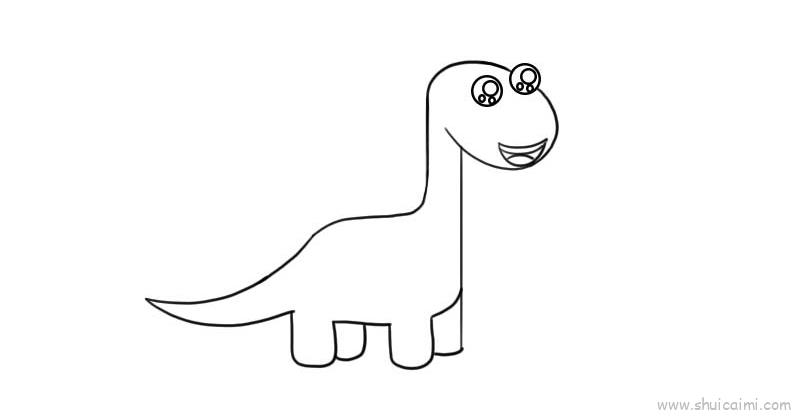 恐龙图片怎么画的
