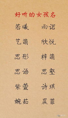 与馨字搭配的女孩名字