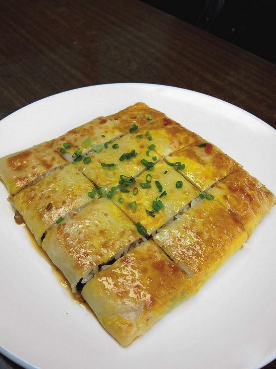 老通城豆皮的制作方法