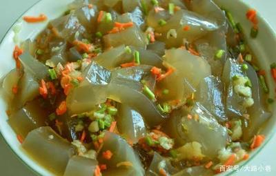 冻菜凉粉的做法大全家常