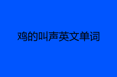 chicken音标易错点