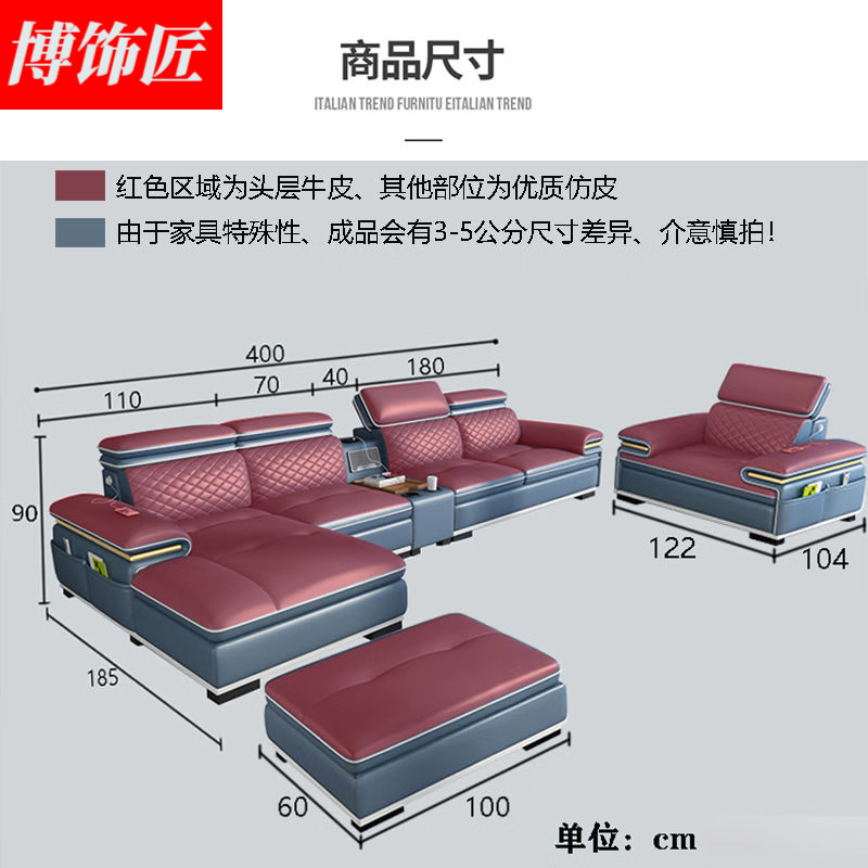 沙发各部位名称解析图