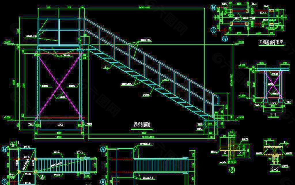 钢结构楼梯图片大全 设计图 结构机械钢结构设计 第3张