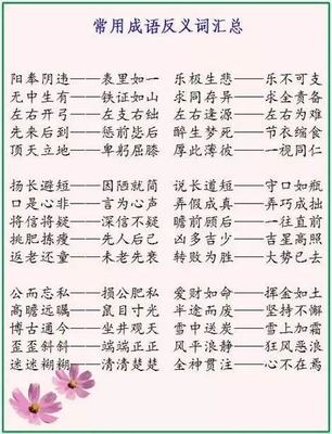 寓意好的成语有哪些