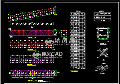 CAD工字钢梁图纸的优势分析（cad工字钢梁图纸在建筑行业中的应用） 钢结构玻璃栈道设计 第4张