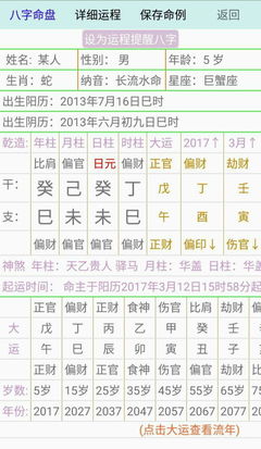 八字命盘查询