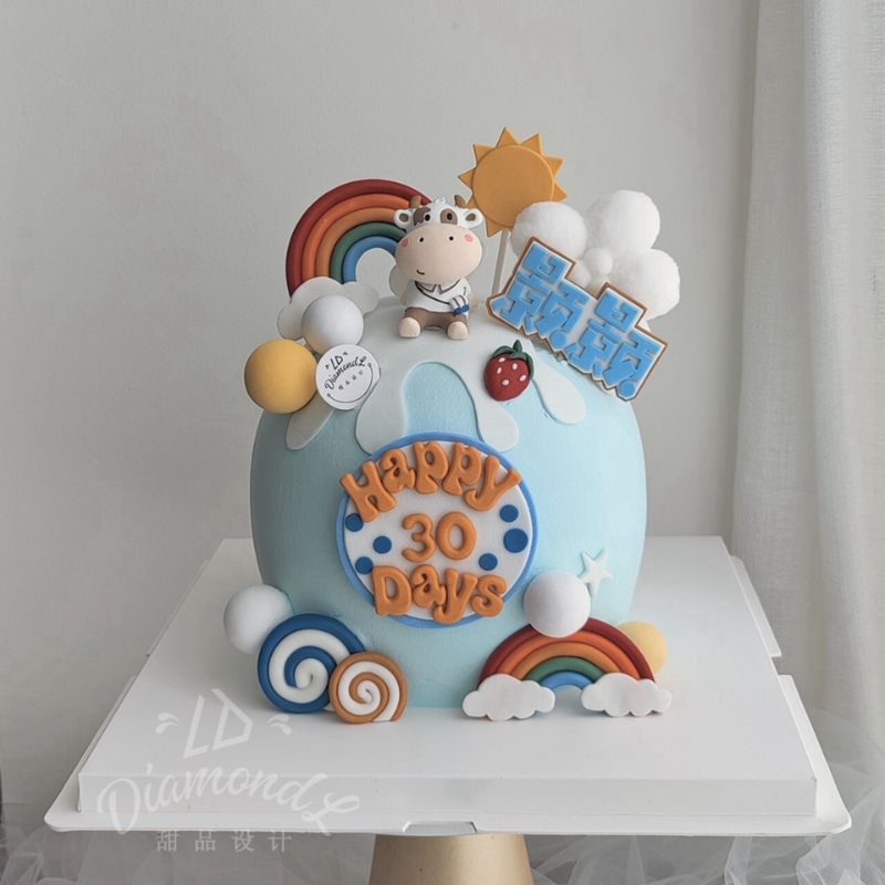 宝宝1周岁生日蛋糕