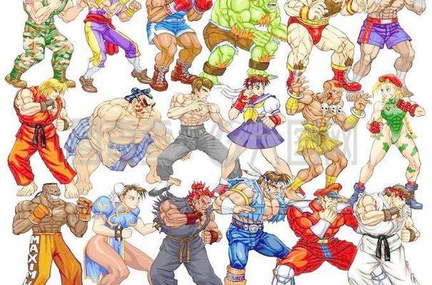街霸人物大集合 psd分层素材 下载