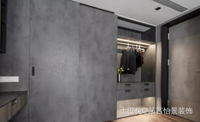 移门轨道和吊顶的衔接