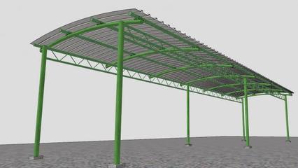 钢结构廊道施工技术要点 建筑施工图设计 第4张 钢结构廊道施工技术要点 建筑施工图设计 第4张