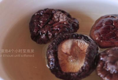 把干香菇泡发