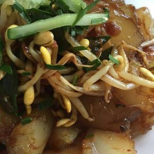 炒凉粉的做法大全家常